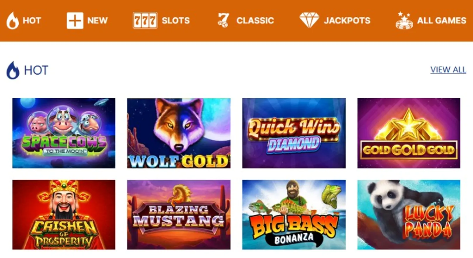Jogos de caça-níqueis exclusivos